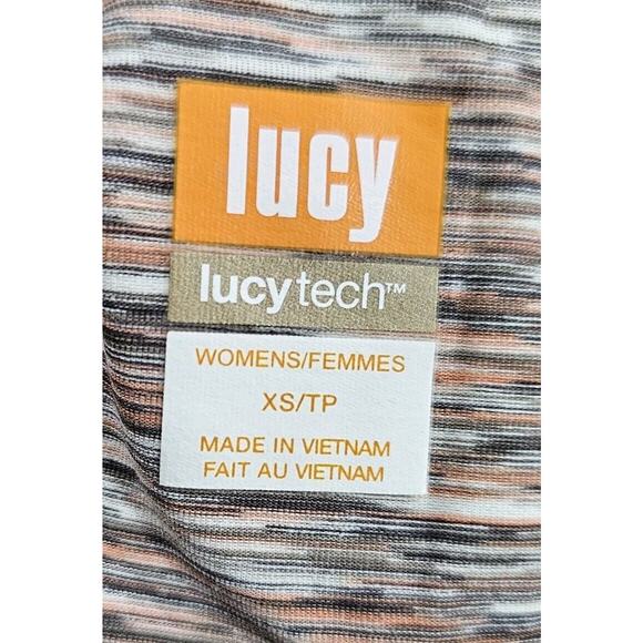 Lucy LucyTech Multicolor Gatherer Bust Active Tank Top Yoga Running WOMENS XS - Picture 6 of 9